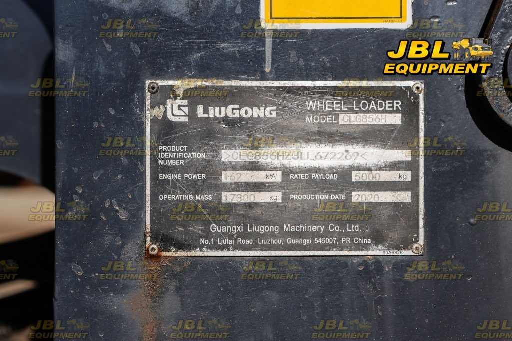 2020 LIUGONG CL856H FEL