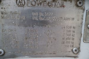 REFURBISHED 2016 POWERSTAR VX4035 18CUBE TIPPER TRUCK