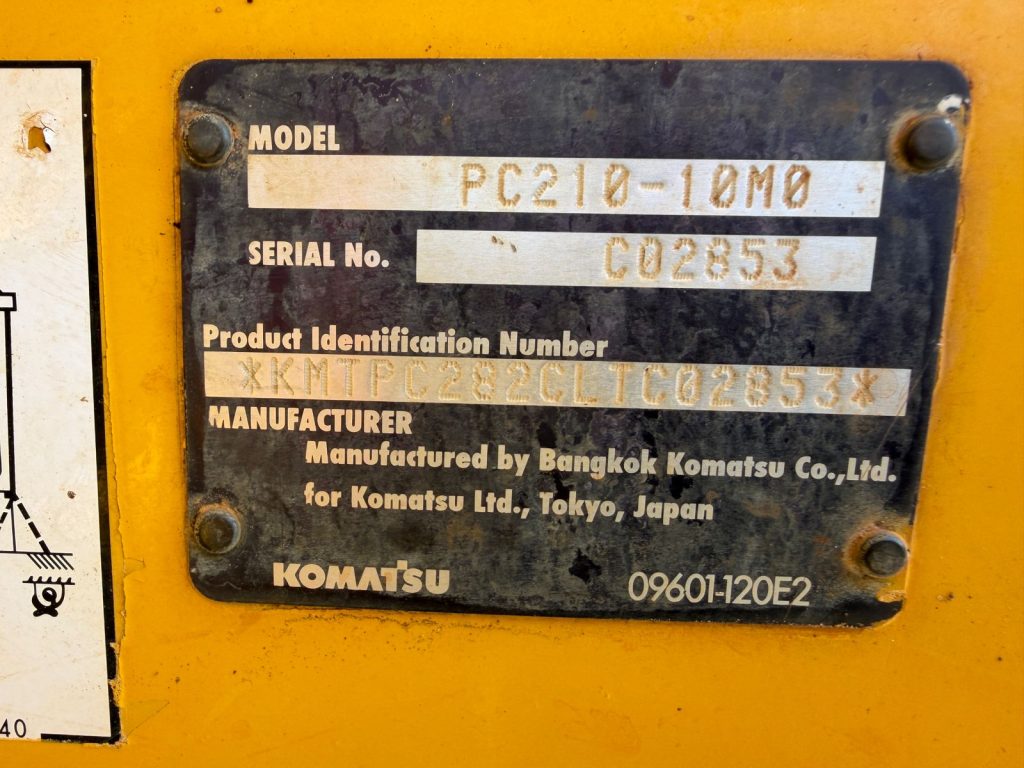 2021 KOMATSU PC210-10MO